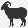 Ram Vector Drawing In SVG, PNG, PDF And DXF File Formats