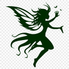 Unique Fairy Decal SVG - Free Download