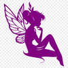 Beautiful Fairy In DXF Format - Free Download