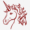 Unicorn In SVG Format - Free Digital Download, Commercial Use