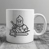 Artistic Knight - Vinyl PNG