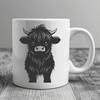 Free Highland Cow In DXF For Free Download