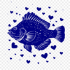 Unique Fish In SVG