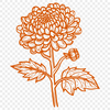 Artistic Chrysanthemum Vector Image - Free PDF Download