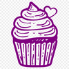 Beautiful Cupcake In SVG - Free Download