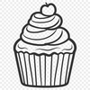 Cupcake Printable Image In PNG File Format For Free Download