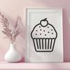 Creative Cupcake In PDF - Free Digital Download