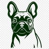 Beautiful French Bulldog Vector Art - Free SVG