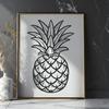 Artistic Pineapple In SVG & DXF