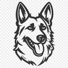 German Shepherd In PDF Format - Free Commercial Use License