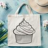 Stunning Cupcake In DXF - Free Digital Download