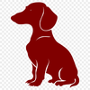 Beautiful Dachshund Vector Art