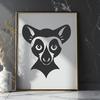 Stunning Lemur In SVG - Free Download