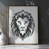 Free Lion - Laser Cutter PNG