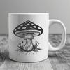 Unique Mushroom - Glowforge DXF