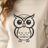 Free Owl In DXF Free Commercial Use Download