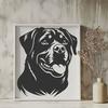 Stunning Rottweiler - Sublimation PNG