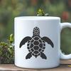 Beautiful Sea Turtle - Laser Engraver DXF