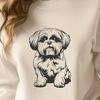 Beautiful Shih Tzu In SVG Format - Free Download