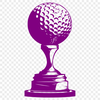 Unique Golf Trophy Printable Artwork