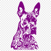 Ornate Great Dane PNG