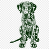 Ornate Great Dane In SVG, PNG, PDF And DXF File Formats - Free