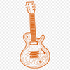 Beautiful Guitar SVG, PNG, PDF And DXF Files