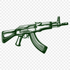 Unique Assault Rifle In SVG - For Free Download, Commercial Use