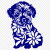 Floral Dog PNG