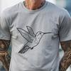 Creative Flying Hummingbird Stencil