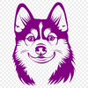 Unique Husky Vector Craft File