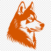 Free Artistic Husky Vector Illustration