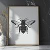 Stunning Bee In SVG, PNG, PDF And DXF File Formats - Free