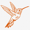 Free Unique Hummingbird - Free PNG Download, Commercial Use