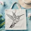 Creative Flying Hummingbird Image