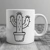 Beautiful Cactus Vector Image - Free PNG