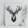 Unique Deer - Laser Engraver PNG Free Download