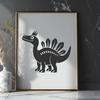 Free Dino - Laser Engraver SVG