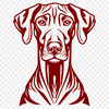 Unique Doberman Pinscher Illustration