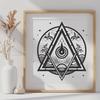 Creative Eye Of Providence In SVG & DXF