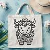 Highland Cow Printable Image In PNG & SVG - Free Digital Download