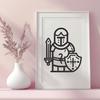 Artistic Knight - Craft PNG