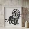 Stunning Lion In SVG Free Commercial Use Download