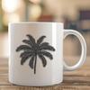 Palm Tree Stencil In PDF File Format For Free Download