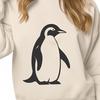 Penguin Vector Illustration In SVG, PNG, PDF And DXF File Formats