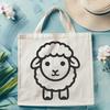 Unique Sheep Digital Art SVG - Free Download