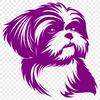 Creative Shih Tzu Vector Illustration