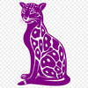 Artistic Big Cat Decal