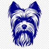 Unique Yorkshire Terrier Vector Art