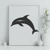 Creative Dolphin Digital Drawing - Free PDF Download